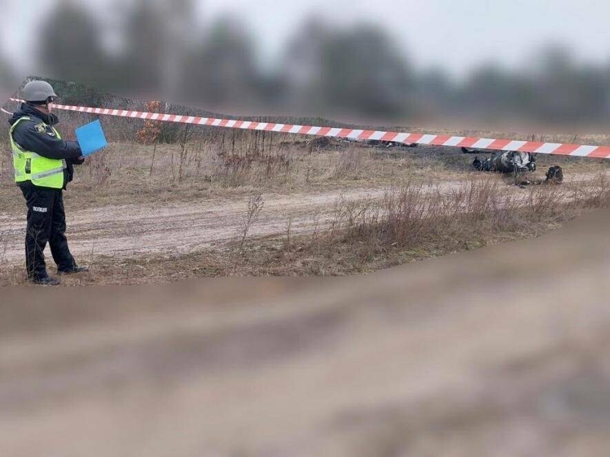 Уламки ворожих ракет виявлені на території Київської області: правоохоронці фіксують наслідки, – ФОТО