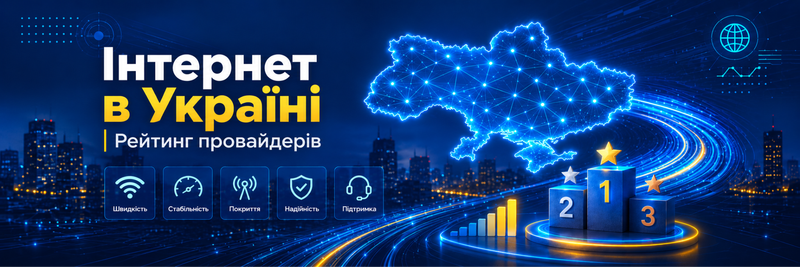 Найкращі інтернет-провайдери Києва 2026: Топ-3 UBA та вибір редакції Найкращі інтернет-провайдери Києва 2026: Топ-3 UBA та вибір редакції