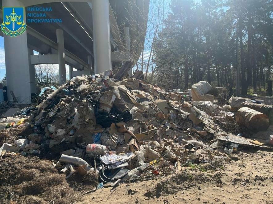 Перетворив ділянку на Трухановому острові на сміттєзвалище: у Києві підозрюють підрядника, – ФОТО Перетворив ділянку на Трухановому острові на сміттєзвалище: у Києві підозрюють підрядника, – ФОТО