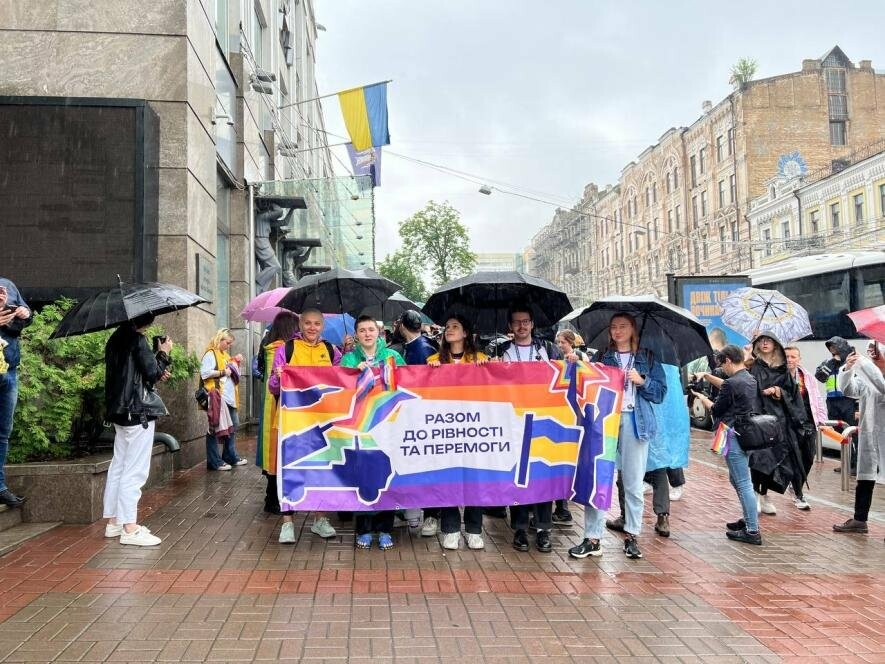У столиці вперше з початку великої війни відбувся Марш рівності, – ФОТО У столиці вперше з початку великої війни відбувся Марш рівності, – ФОТО
