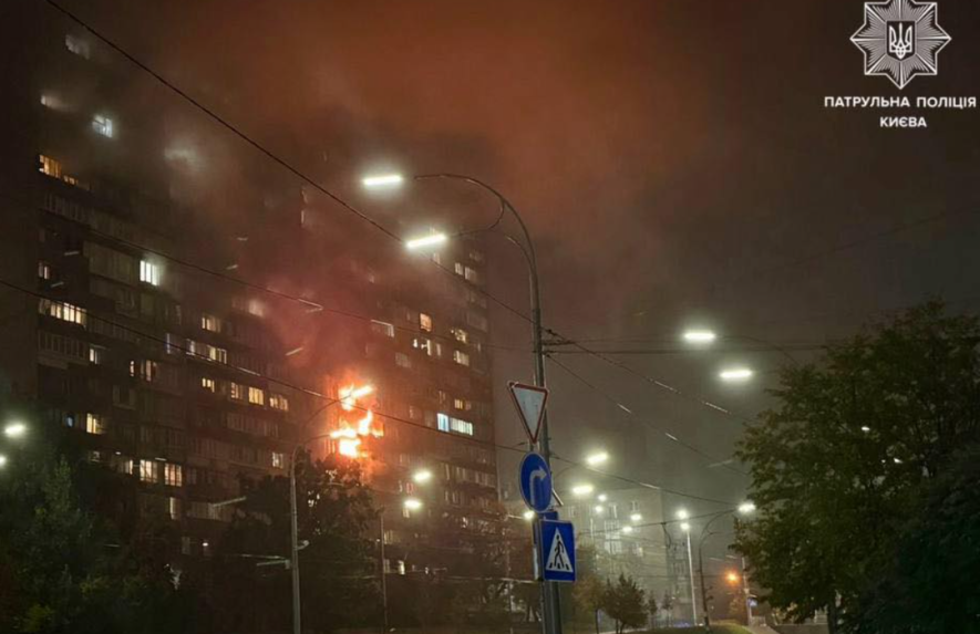 Крики на допомогу під час атаки шахедів: як патрульні Києва рятували мешканців