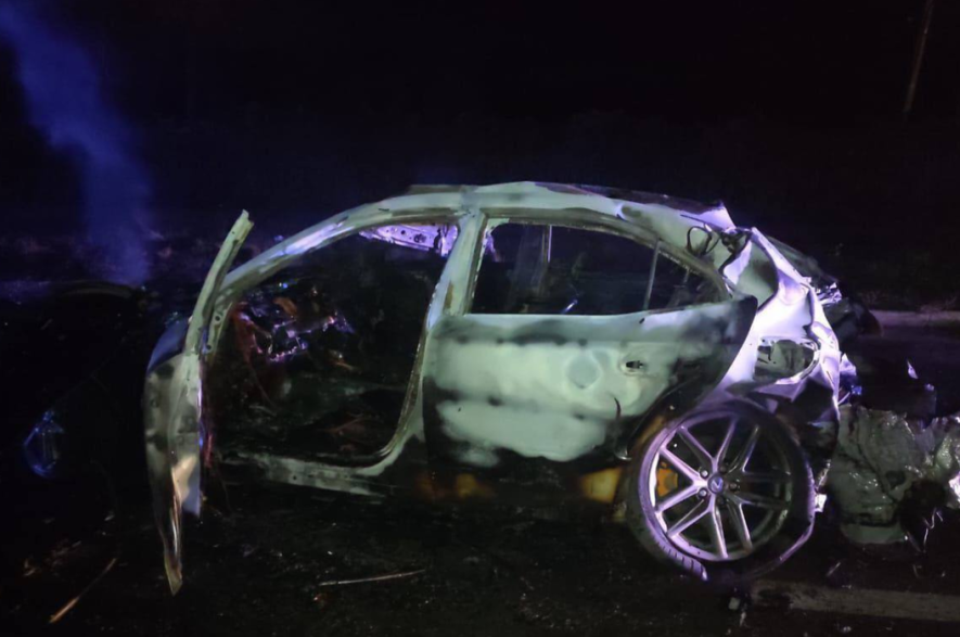 У Києві на дорозі “вибухнув” Lexus: наслідки смертельної ДТП, – ФОТО