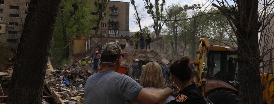 Наслідки атаки: в одному з районів Києва обстежили 85 будинків Наслідки атаки: в одному з районів Києва обстежили 85 будинків