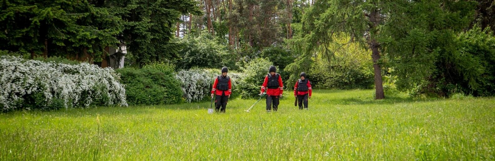 В Київському ботанічному саду виявили 6 снарядів та гранату 