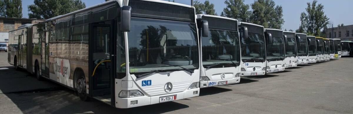 Відзавтра на дороги Києва вийдуть 18 автобусів, які передали європейські партнери