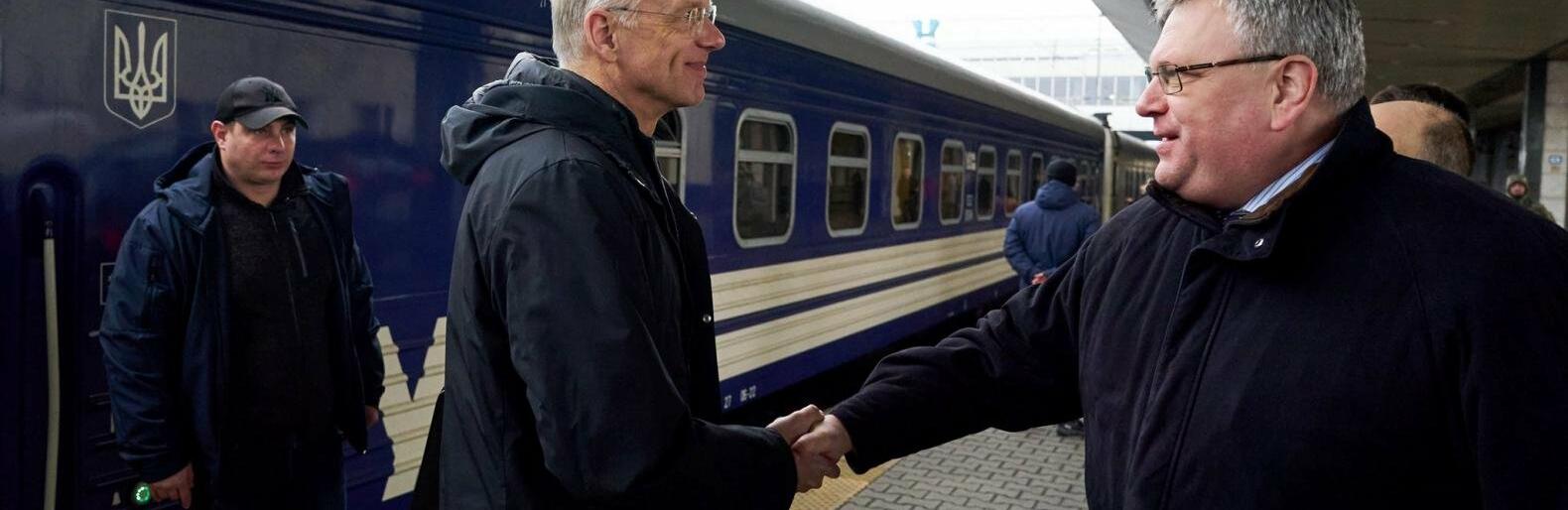 До Києва приїхав прем’єр-міністр Латвії Кріш'яніс Каріньш