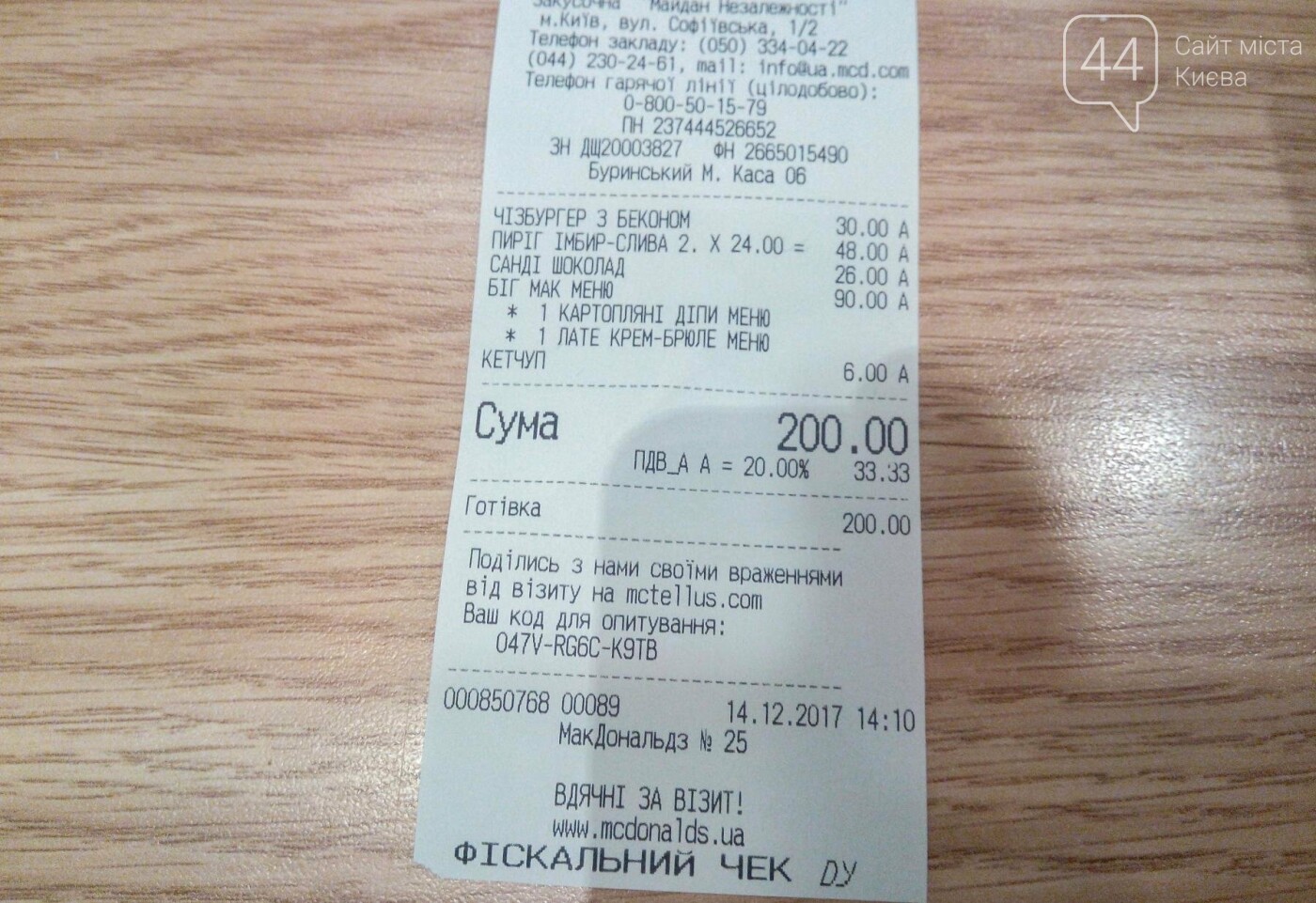 Калорийный рейд: проверяем McDonald’s в центре Киева, фото-7 Калорийный рейд: проверяем McDonald’s в центре Киева, фото-7