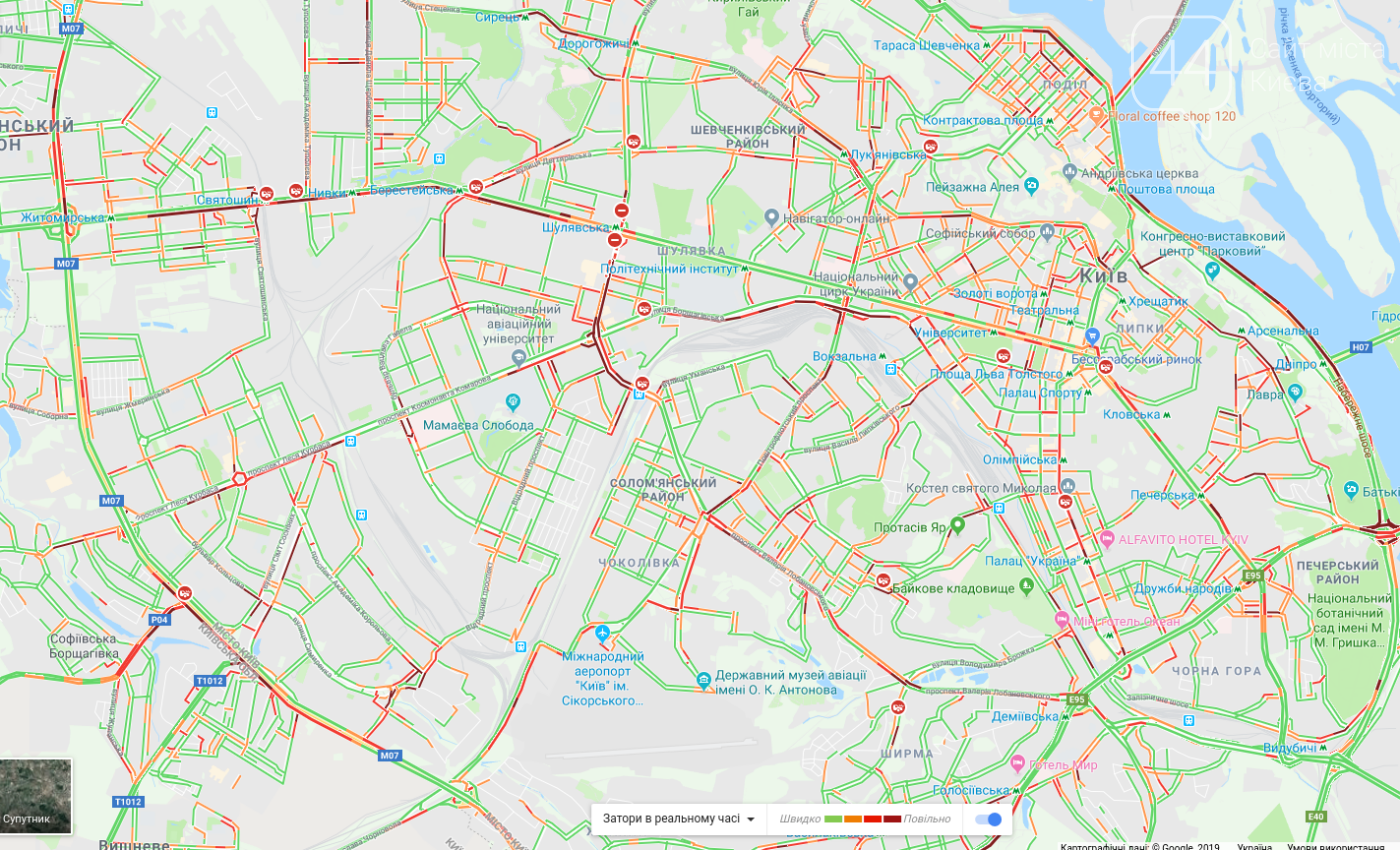 Карта чтобы ходить по улицам