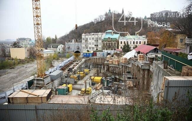Строительство гостиничного комплекса на Андреевском спуске, 14-16 Строительство гостиничного комплекса на Андреевском спуске, 14-16, hmarochos.kiev.ua