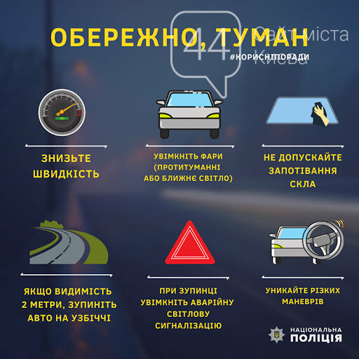 На дорогах Киева - опасно: как долго продержится туман, фото-1