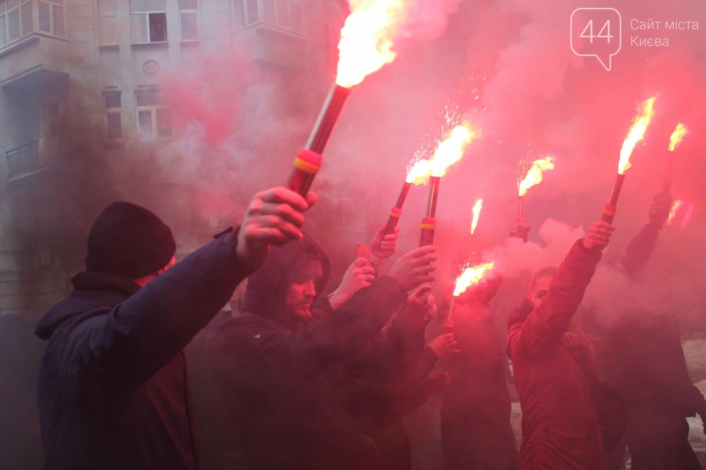 В Киеве завершилась акция в поддержку Стерненка, Фото: 44.ua