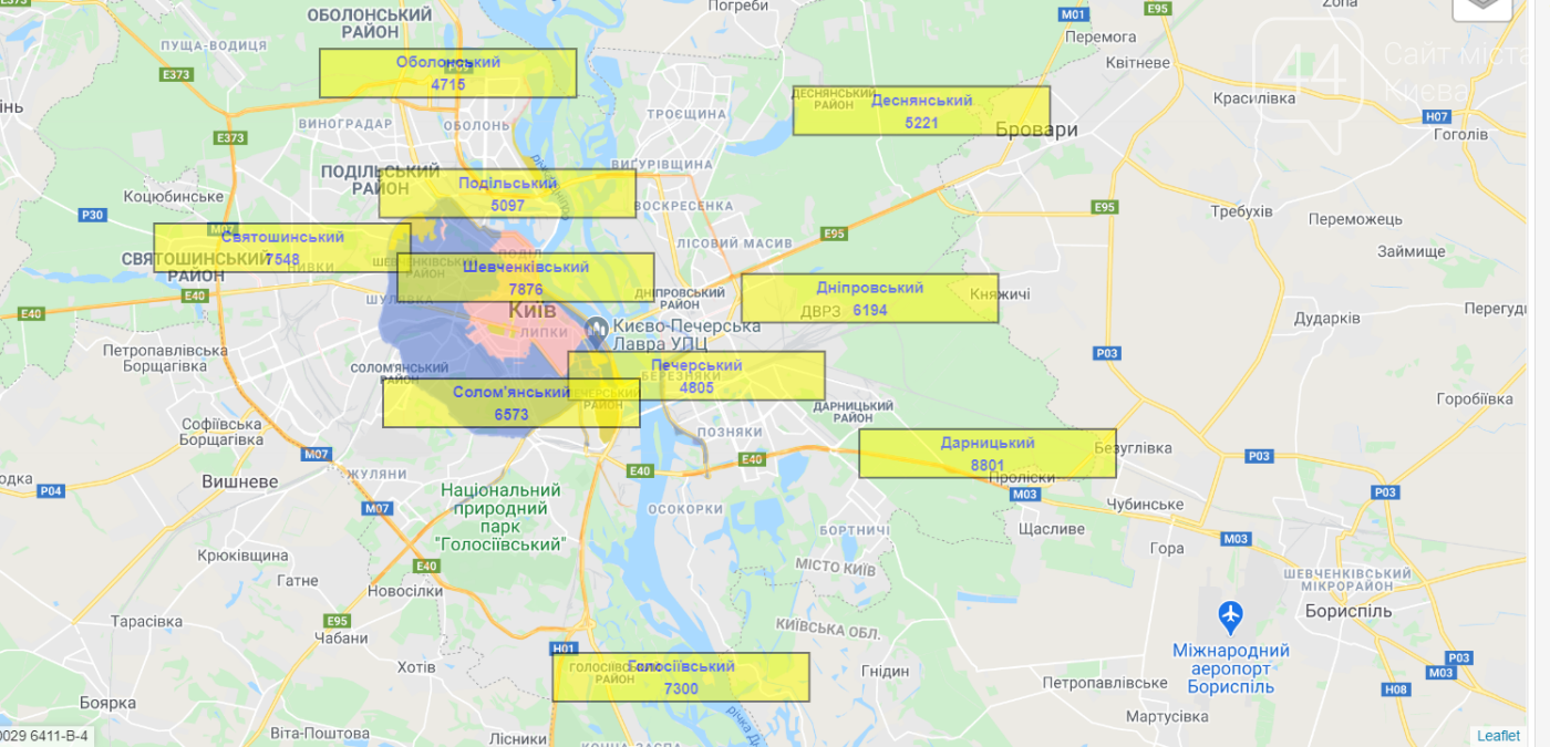 Сейчас в Киеве более 64000 незаконно-установленных рекламных носителей., Фото: kievreklama.kiev.ua/db/rz.dll