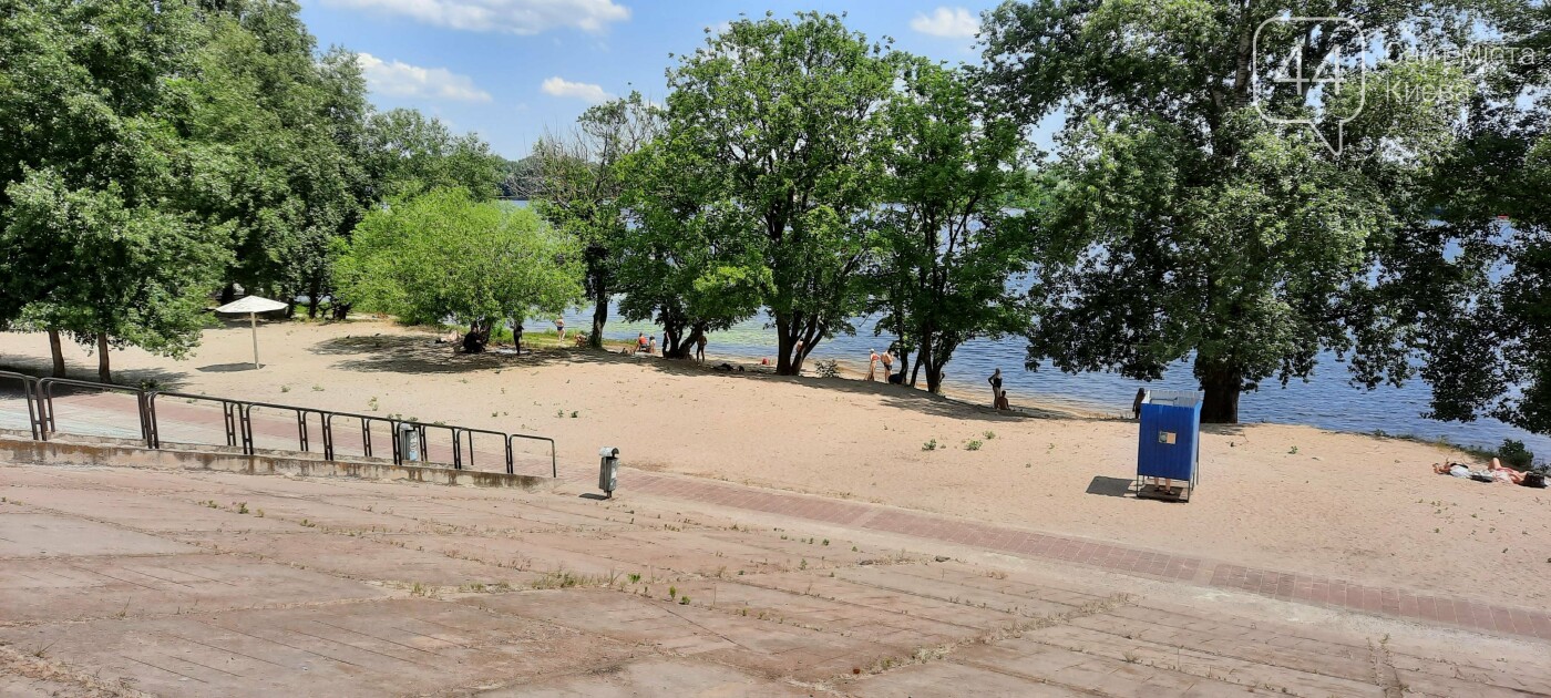 Летняя жара: киевляне уже отдыхают на пляжах, где нельзя купаться, Фото 44.ua