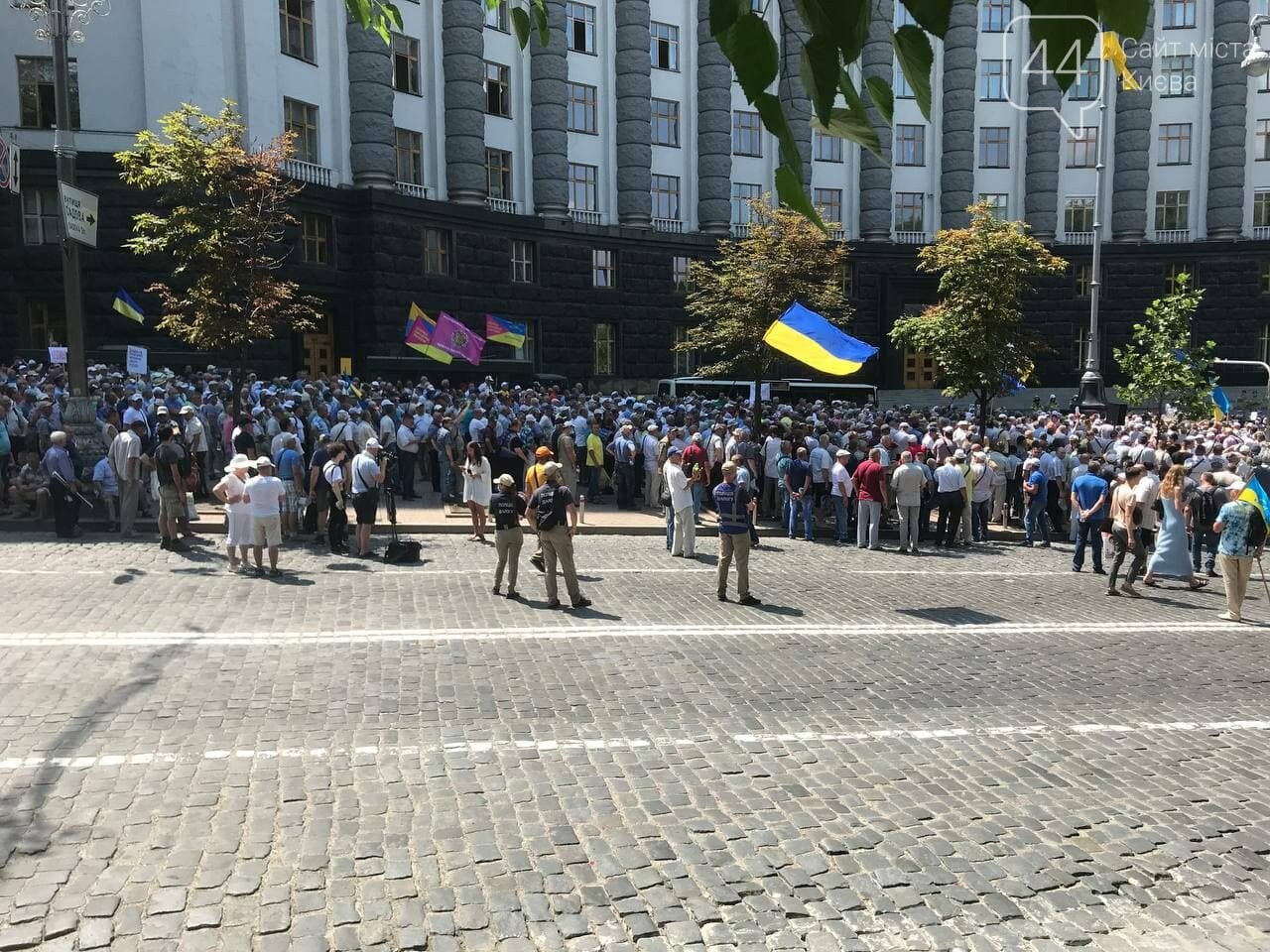 В Киеве митинговали пенсионеры силовых структур: что они требовали В Киеве митинговали пенсионеры силовых структур: что они требовали, Фото: 44.ua