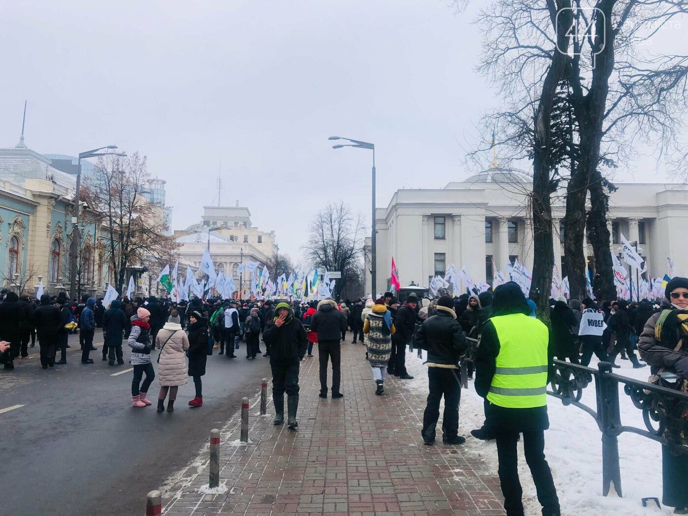 Митинг предпринимателей под Верховной Радой