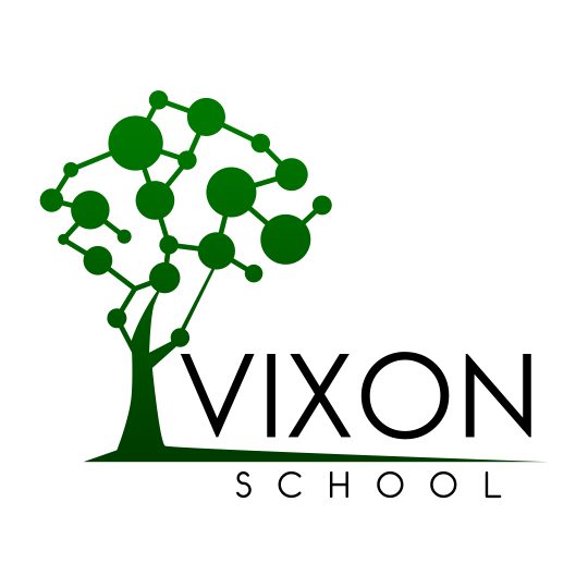 Логотип - VIXON SCHOOL - интегрированные онлайн-курсы для детей от 4 до 11 лет