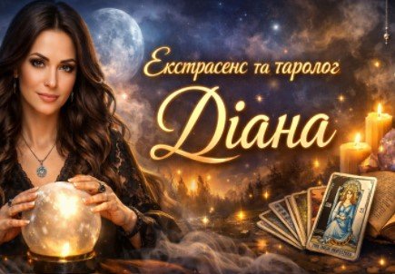 Логотип - Екстрасенс та таролог Діана