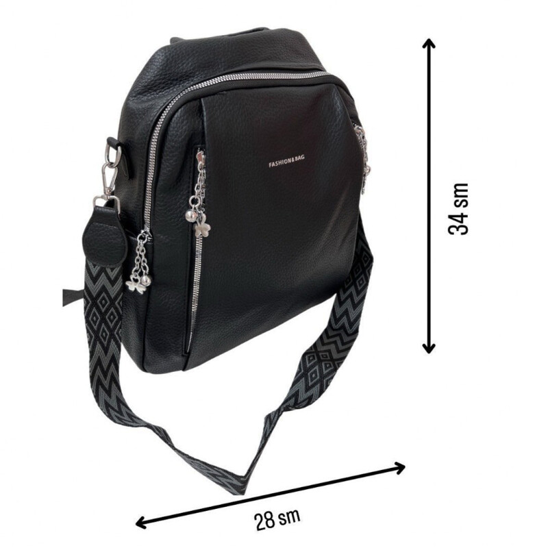 Рюкзаки Fashion Bag 593756 Чорний - Зображення 7