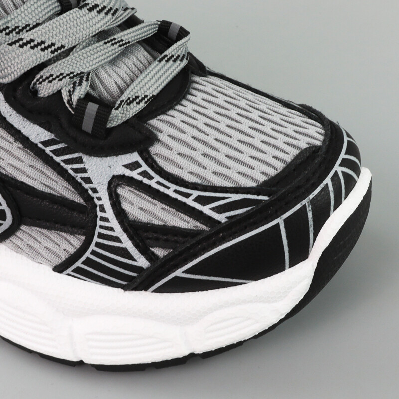 Кросівки жіночі замшеві 594959 Чорні з сірим - Зображення 3