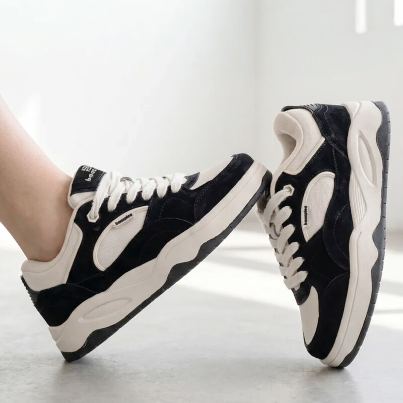 Кросівки жіночі замшеві 595973 Чорні - Зображення 8