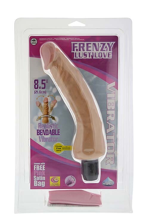 Реалістичний вібратор NMC Frenzy Lust Love з гнеться стволом, тілесний - Зображення 1