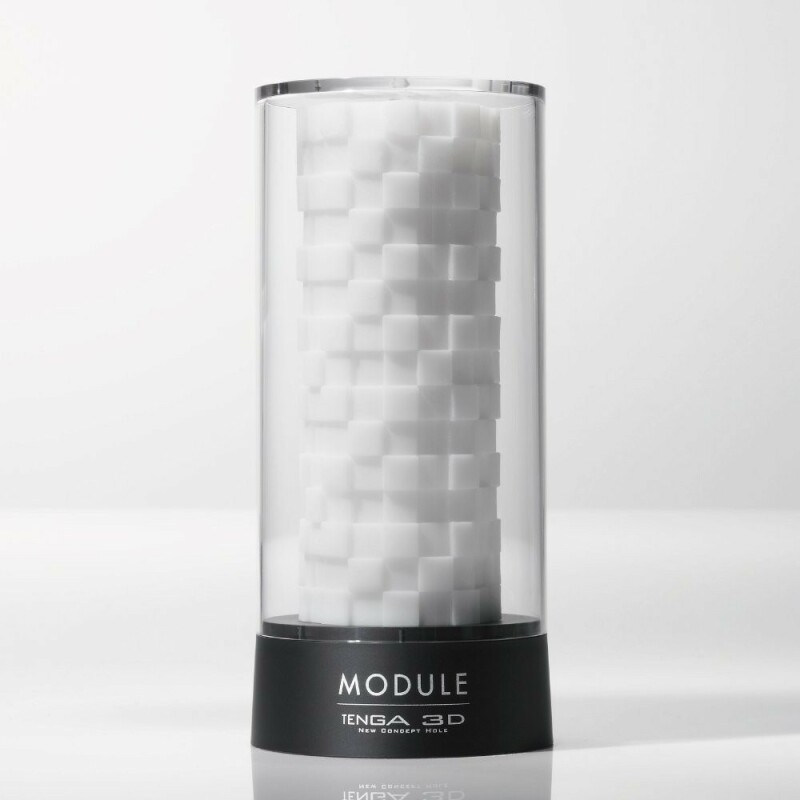 Мастурбатор Tenga 3D Module білий, 24 х 7 см - Зображення 3
