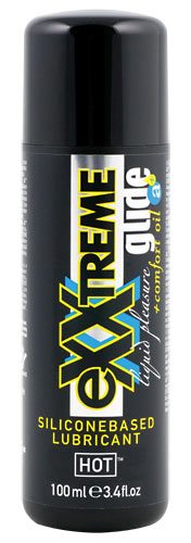 Лубрикант HOT eXXtreme Glide на силіконовій основі, знеболювальний, 100 мл
