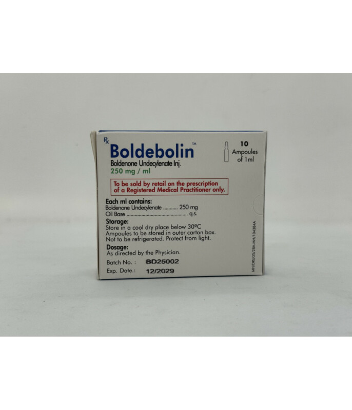 Болденон Boldebolin 5 amp x 250 mg/1ml ALPHA PHARMA - Изображение 2