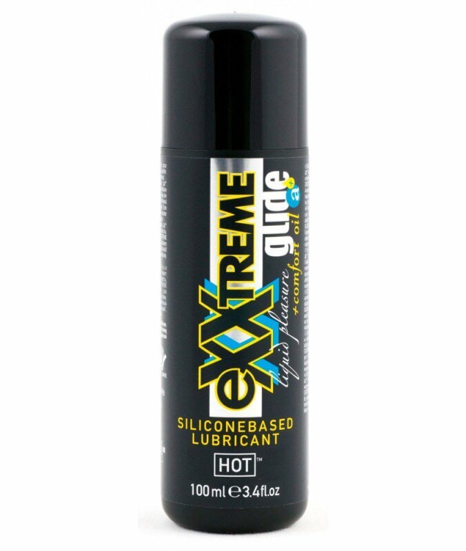 Лубрикант HOT eXXtreme Glide на силіконовій основі, знеболювальний, 100 мл - Зображення 1