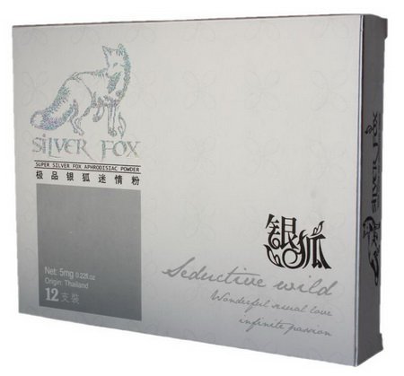 Сильний збудливий порошок Срібна лисиця ( Silver Fox ) - Зображення 2