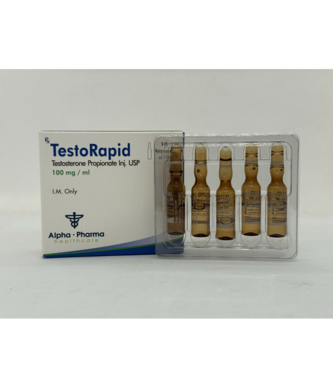 Тестостерон TESTO RAPID 5 amp x 100 mg/ml ALPHA PHARMA