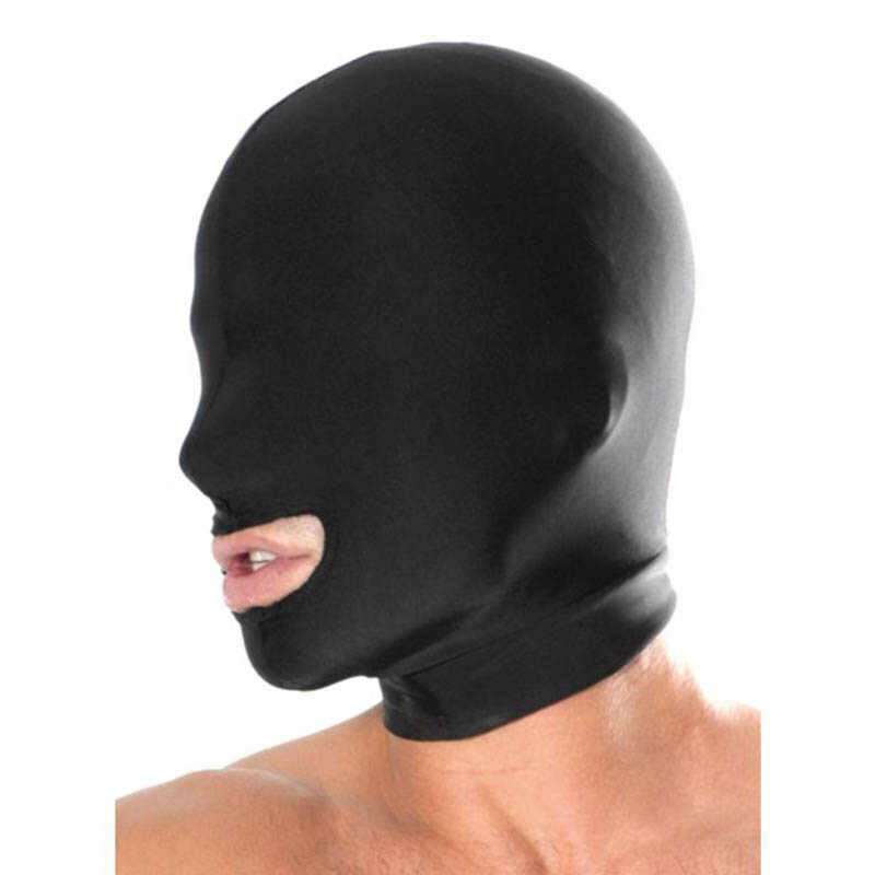 Маска з отвором для рота Pipedream Fetish Fantasy еластична, чорна, One Size - Изображение 2