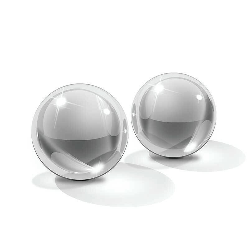 Вагінальні кульки Pipedream Icicles скляні, 2.5 х 2.5 см - Зображення 1