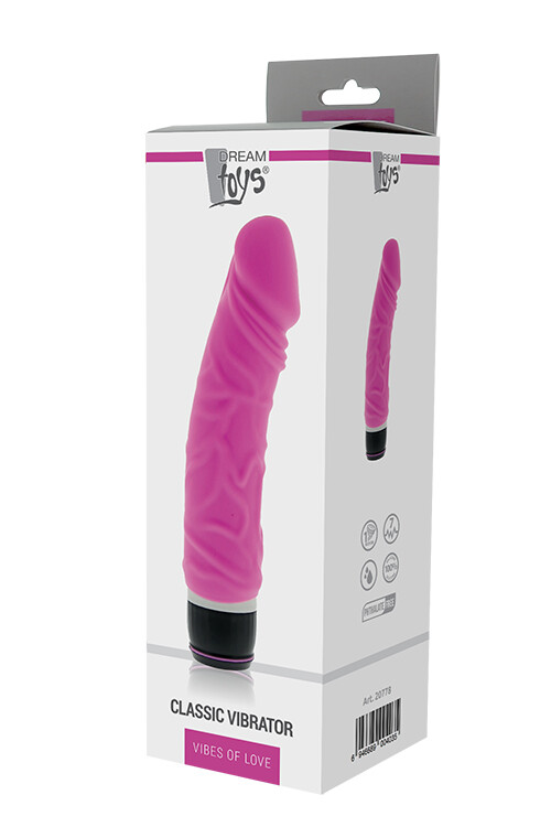 Вібратор реалістичний Dream Toys рожевий, 19.5 х 4 см - Изображение 1