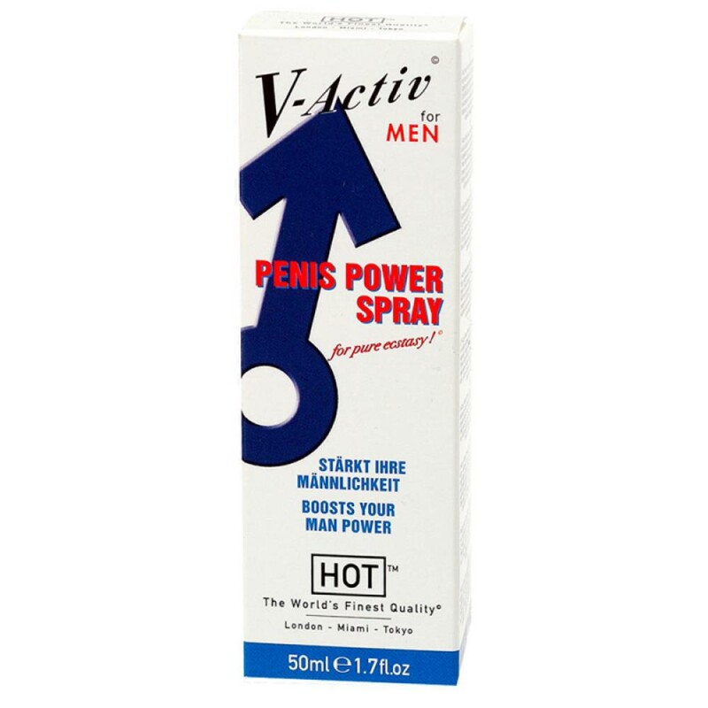 Спрей збудливий HOT V-Activ Penis Power Spray для чоловіків, 50 мл - Зображення 2