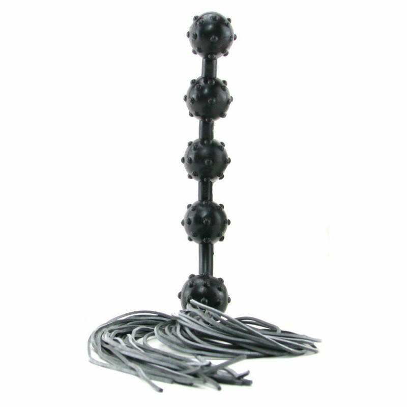Анальная флоггер (плетка) Fetish Anal Bead Whip - Зображення 1