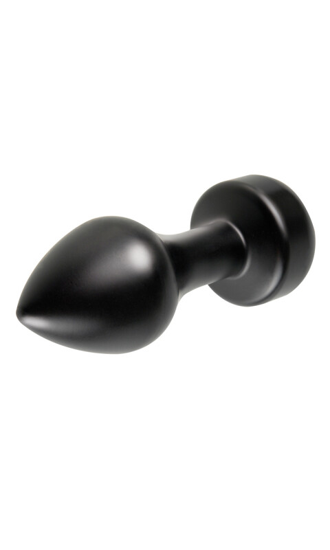 Анальна пробка Mini Luv Plug з металу чорна - Изображение 3