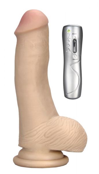 Вібратор реалістичний Dream Toys Realstuff з пультом, бежевий, 16.5 х 4 см - Зображення 1