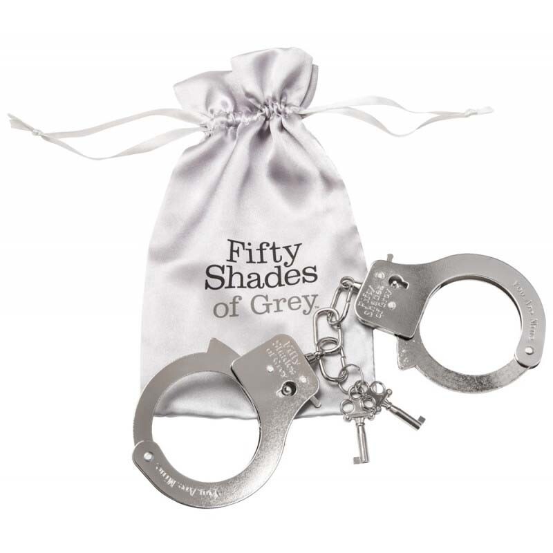 Наручники металеві Fifty Shades of Grey сріблясті - Зображення 5