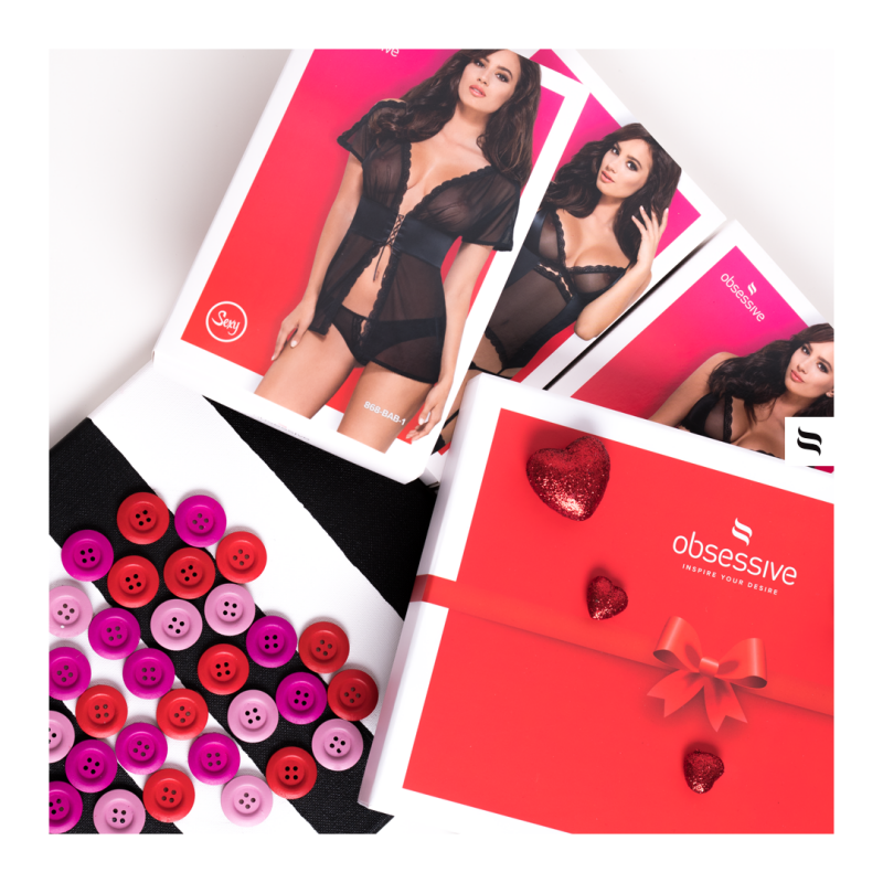 Сексуальная белая сорочка с кружевом L/XL - Изображение 1