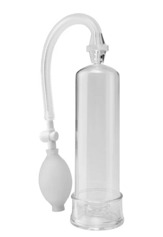 Вакуумна помпа механічна Pipedream Pump Worx з грушею, прозора, 20 х 5 см