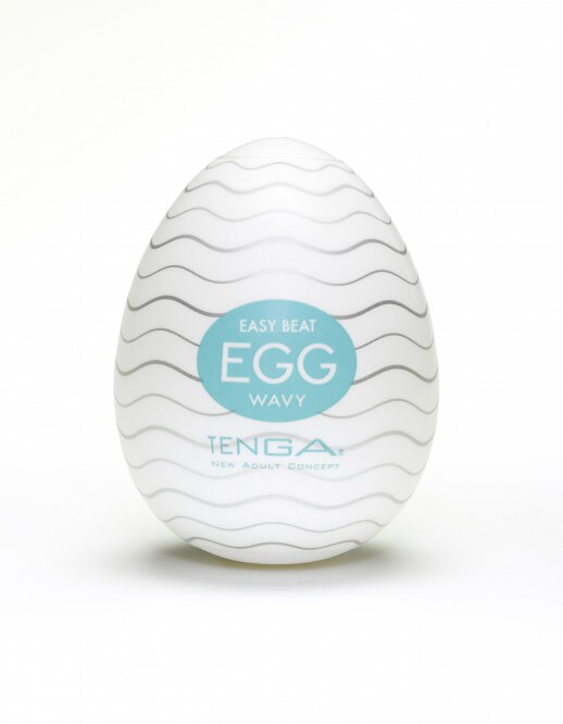 Мастурбатор яйце Tenga Egg Wavy безбарвний, 6.1 см х 4.9 см