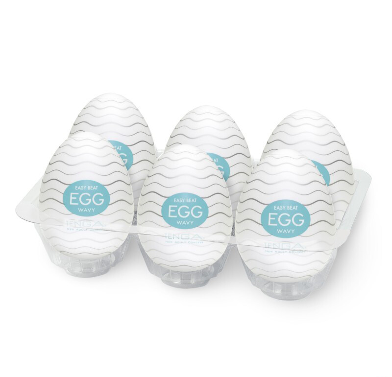 Мастурбатор яйце Tenga Egg Wavy безбарвний, 6.1 см х 4.9 см - Изображение 3
