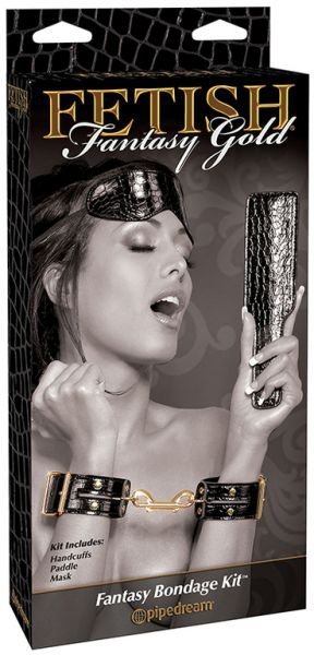 Бондажний набір Pipedream Fetish Fantasy, чорний, 3 предмета