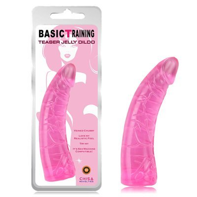 Фалоімтатор реалістичний Chisa Teaser Jelly Dildo рожевий, 18.6 х 4 см - Изображение 4