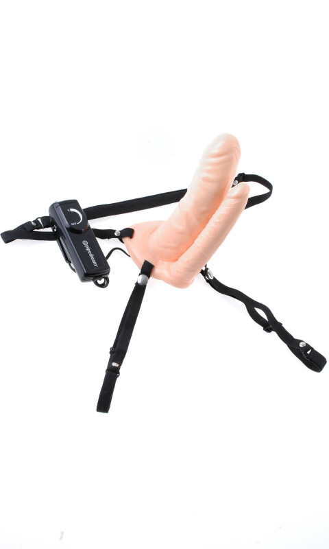Страпон порожнистий (фаллопротез) Duble Penetrator Flesh FETISH - Зображення 3