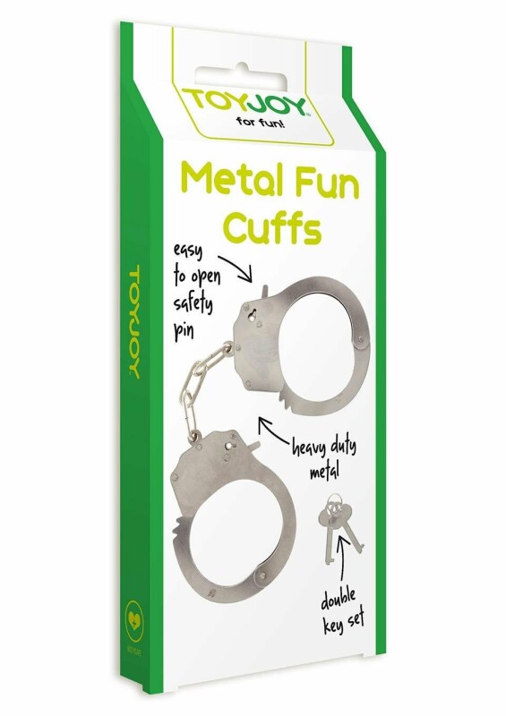 Наручники металеві Metal Fun Guffs срібні - Изображение 1