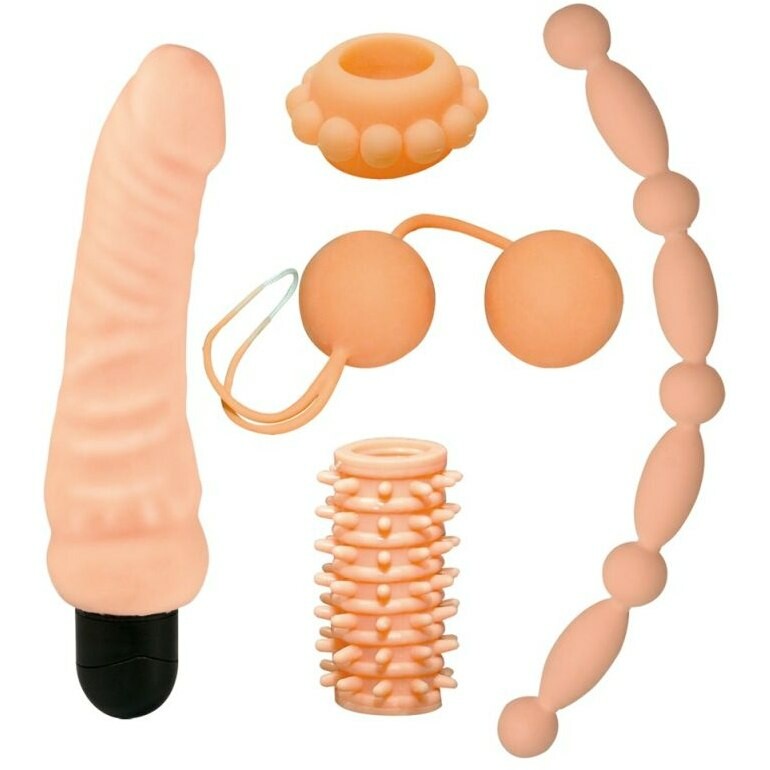 Набір задоволення Lovers Kit Nature Skin з кібершкіри, 5 предметів