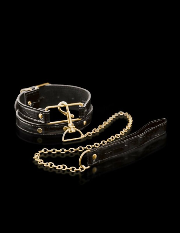 Нашийник з повідцем FF GOLD-COLLAR AND LEASH - Изображение 1