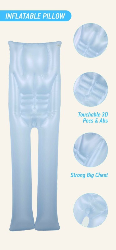 Надувна подушка у вигляді чоловіка Leggy Toys - Зображення 4